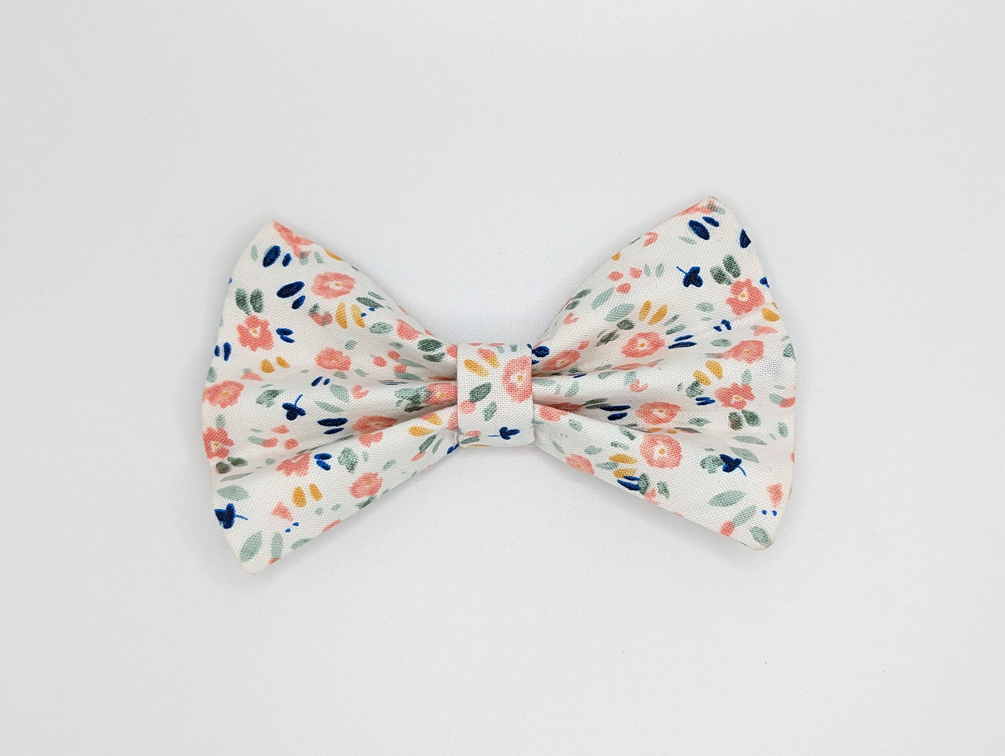 White w/ Multi-Colored Floral